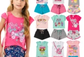 Kit 10 peças de Roupa Conjunto Infantil e Juvenil Menina Tamanho 01 ao 16