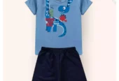 Kit 10 peças de Roupa Conjunto Infantil e Juvenil Menino Tamanho 01 ao 16