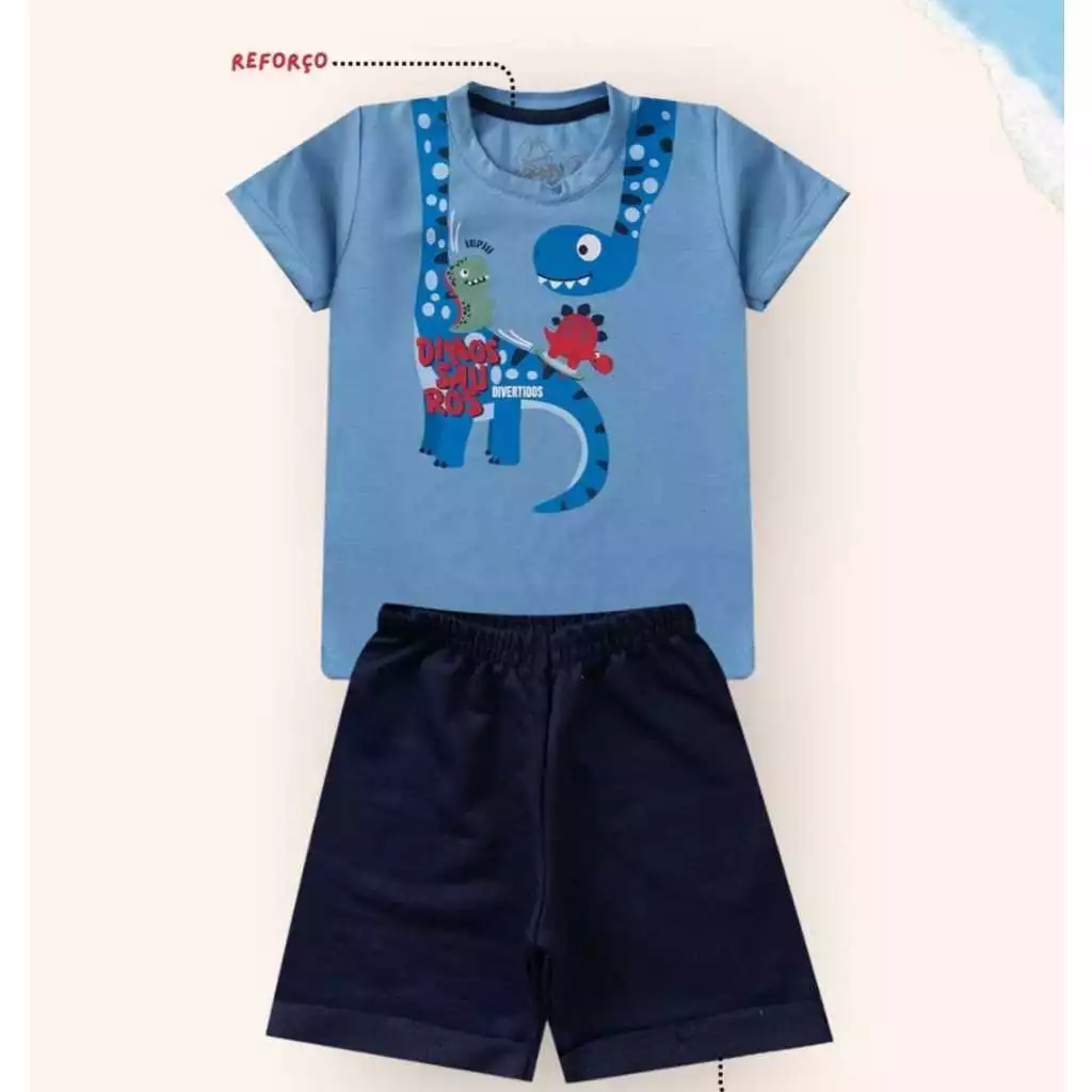 Kit 10 peças de Roupa Conjunto Infantil e Juvenil Menino Tamanho 01 ao 16