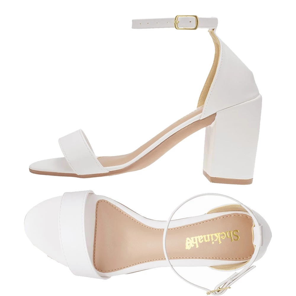 Saltinho Feminino Sandália Salto Alto Nobuck Têndencia Social Shekinah