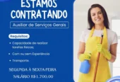 Emprego serviço gerais