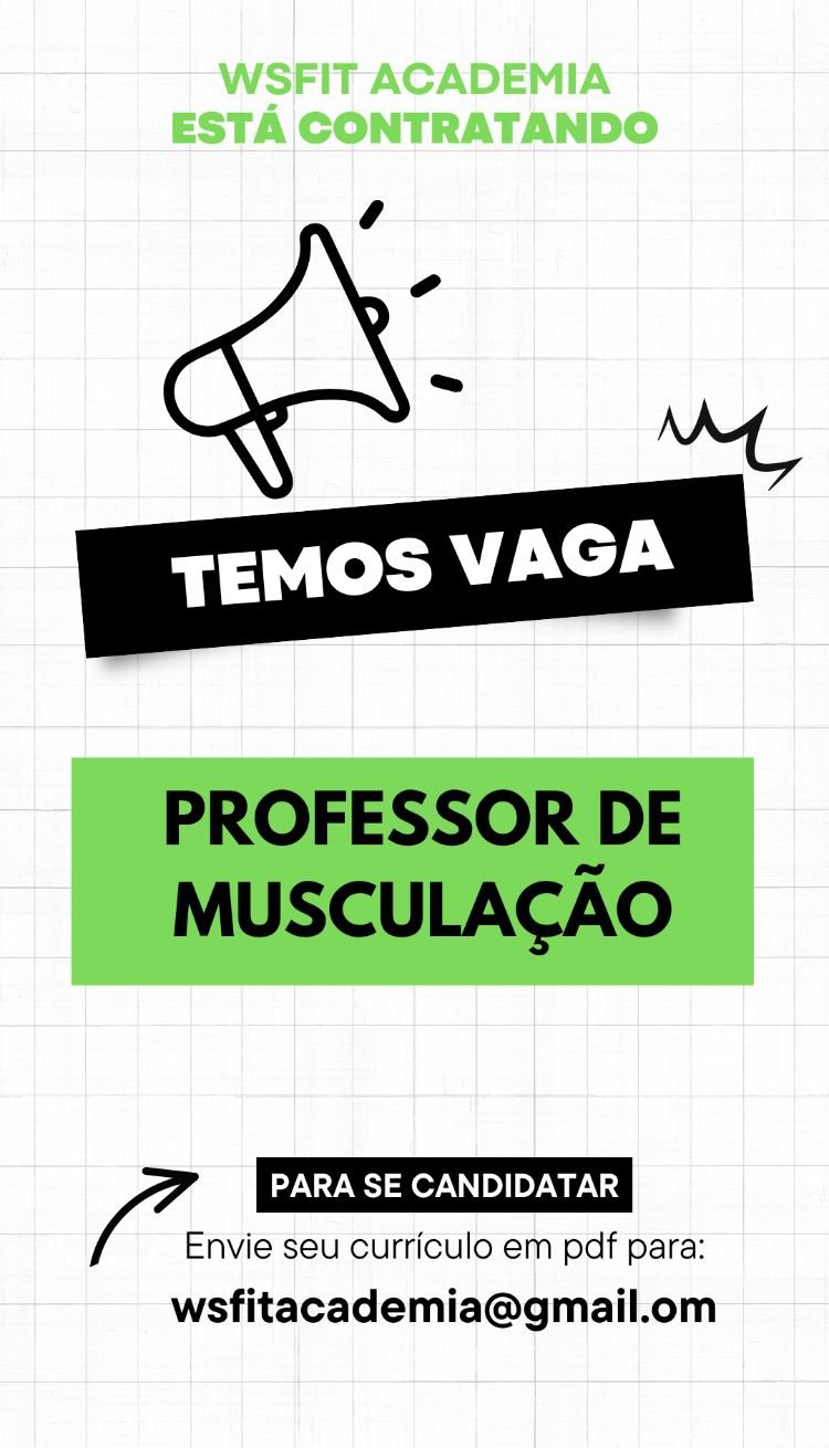 Vaga Emprego Academia