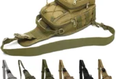 Bolsa Tática Transversal Impermeável Peito E Ombro Masculina Feminina Sling Sport