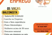 VAGAS DE EMPREGO DIVERSAS