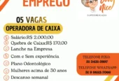 VAGAS DE EMPREGO DIVERSAS