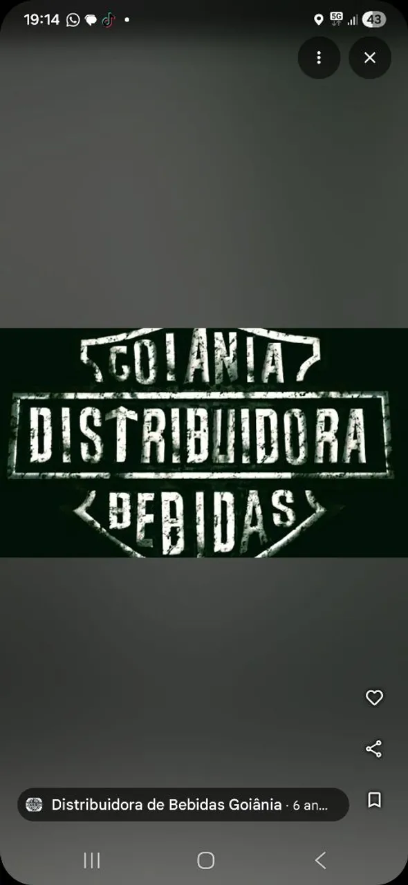 VAGA DE EMPREGO EM DISTRIBUIDORA DE BEBIDAS